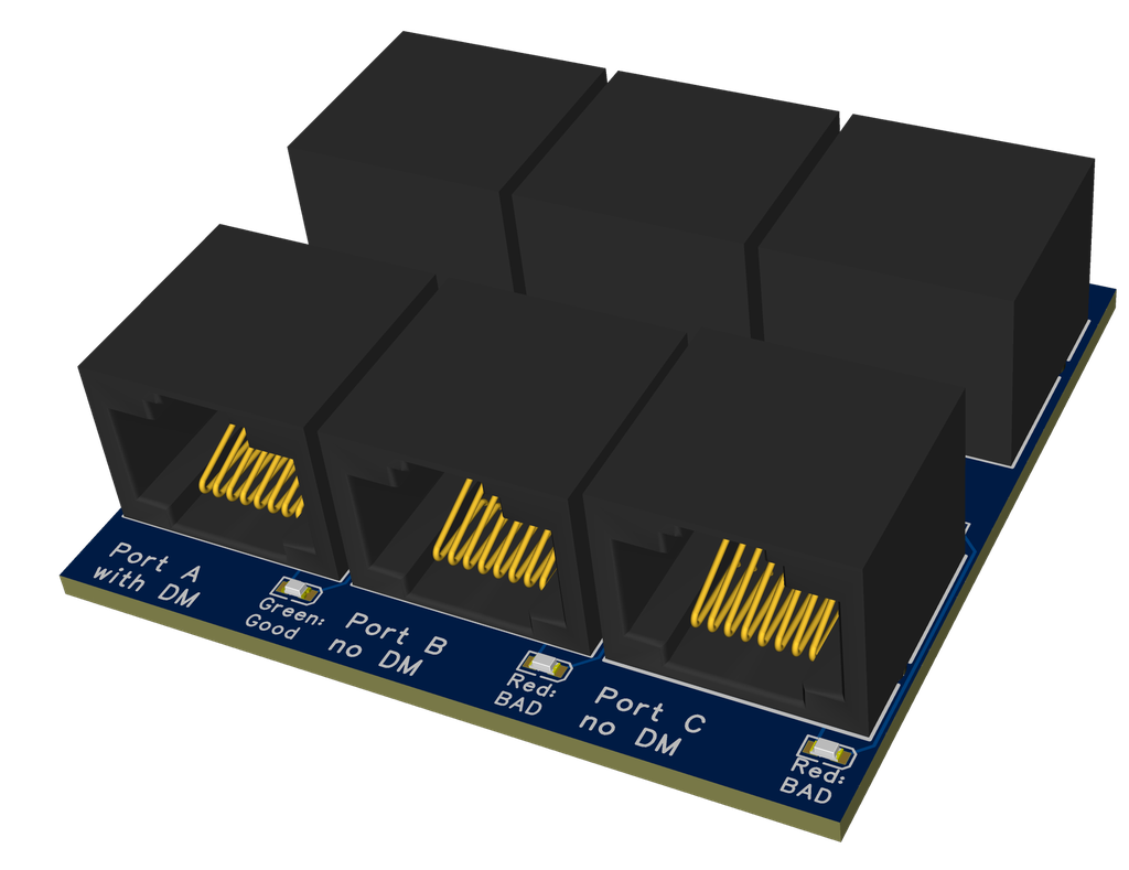 TRN-PC (LibRE multi-port three-way adapter)